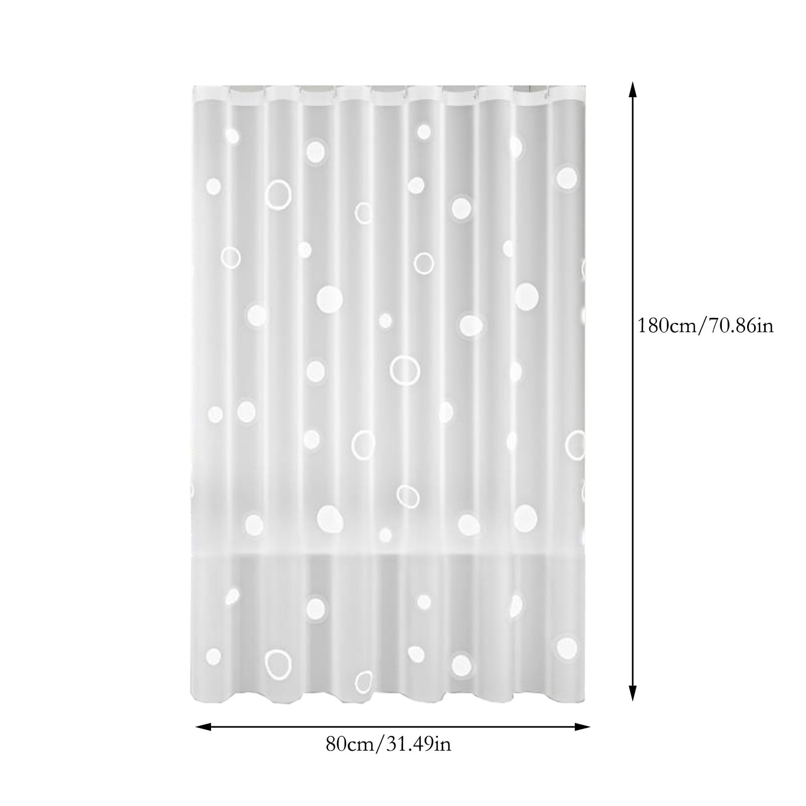 AYktou EVA Bathroom Shower Curtain Frosted Floral Waterproof Shower Curtain Line Lightweight Plastic Bathroom Shower Curtain with Weighted Magnets for Shower Stall Bathtubs 12 Hooks S C