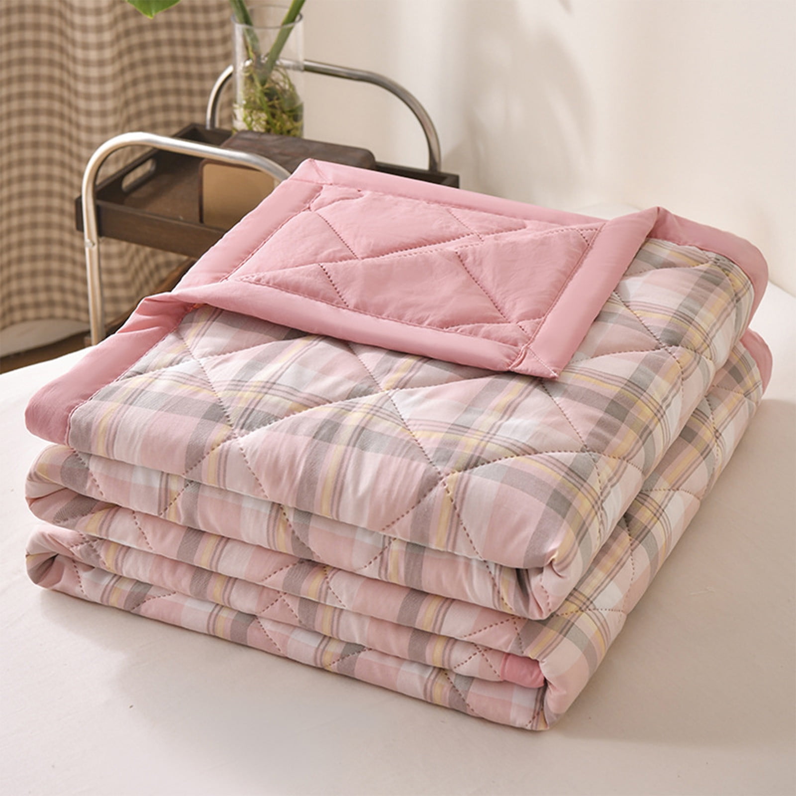 AYktou Reversible Patchwork Quilts Queen Size