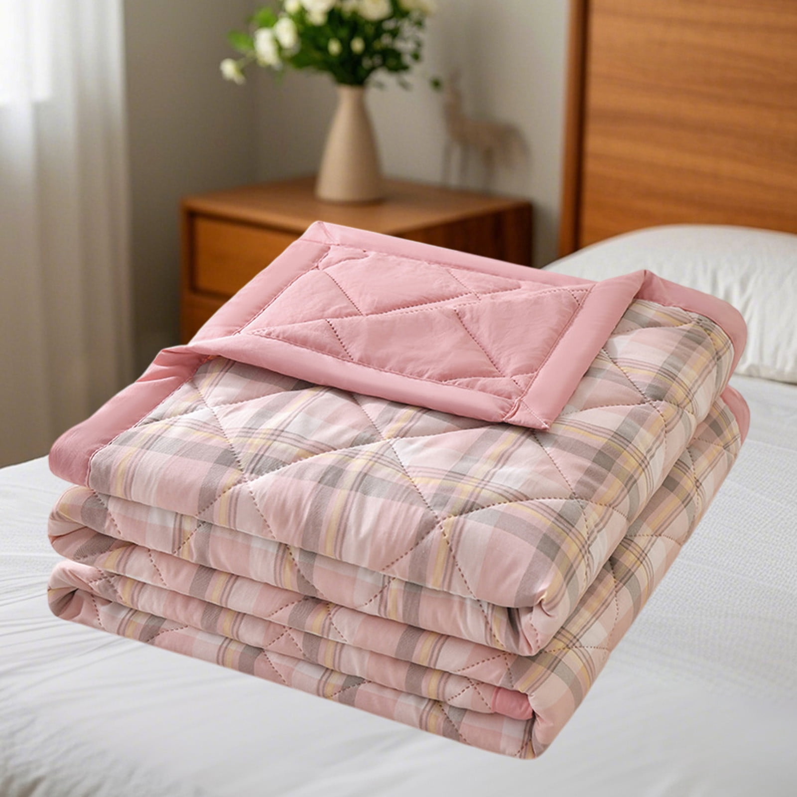 AYktou Reversible Patchwork Quilts Queen Size
