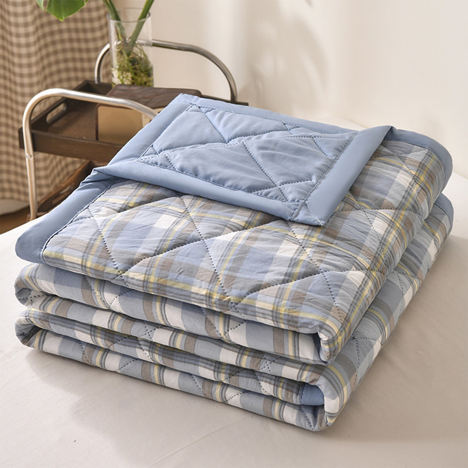 AYktou Reversible Patchwork Quilts Queen Size