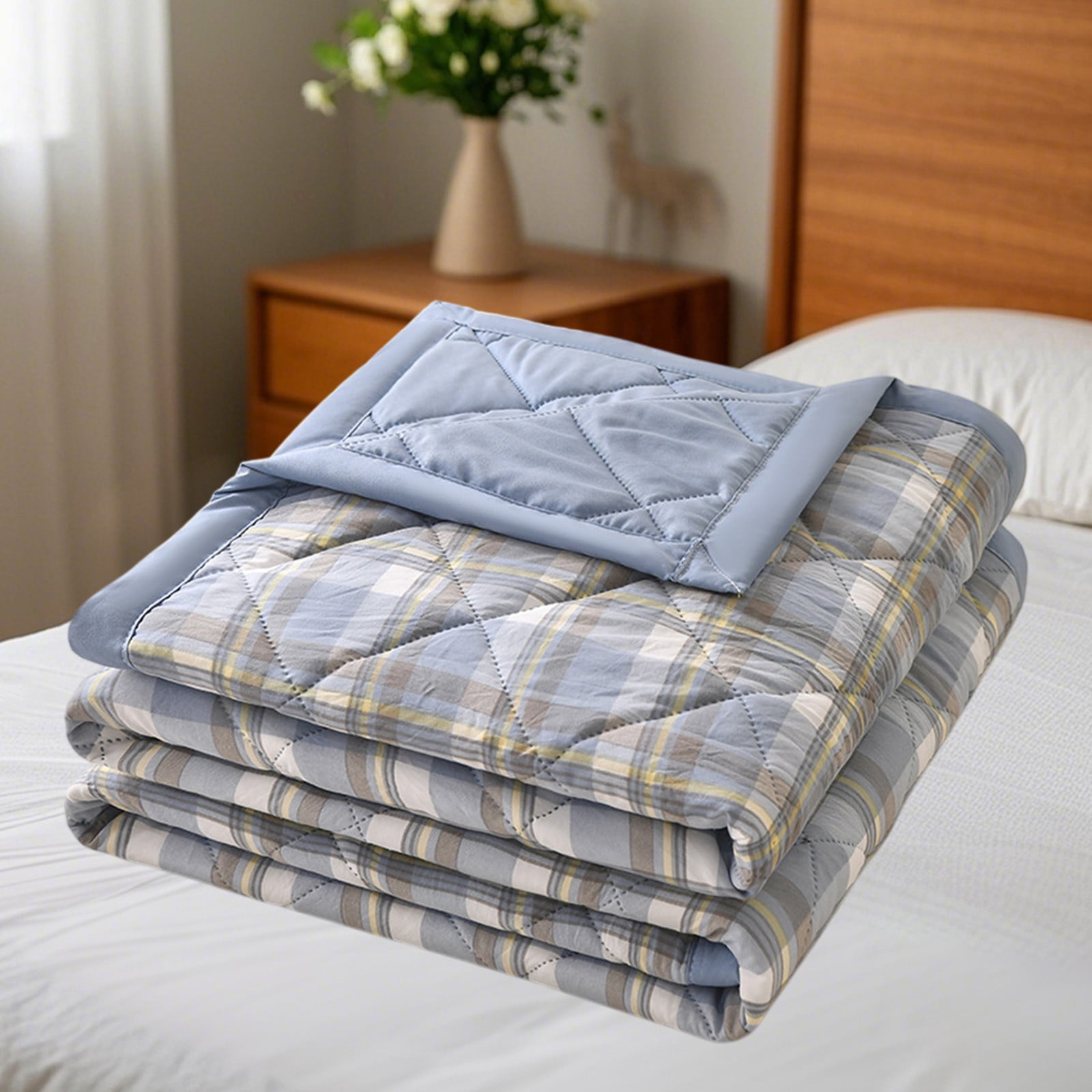 AYktou Reversible Patchwork Quilts Queen Size
