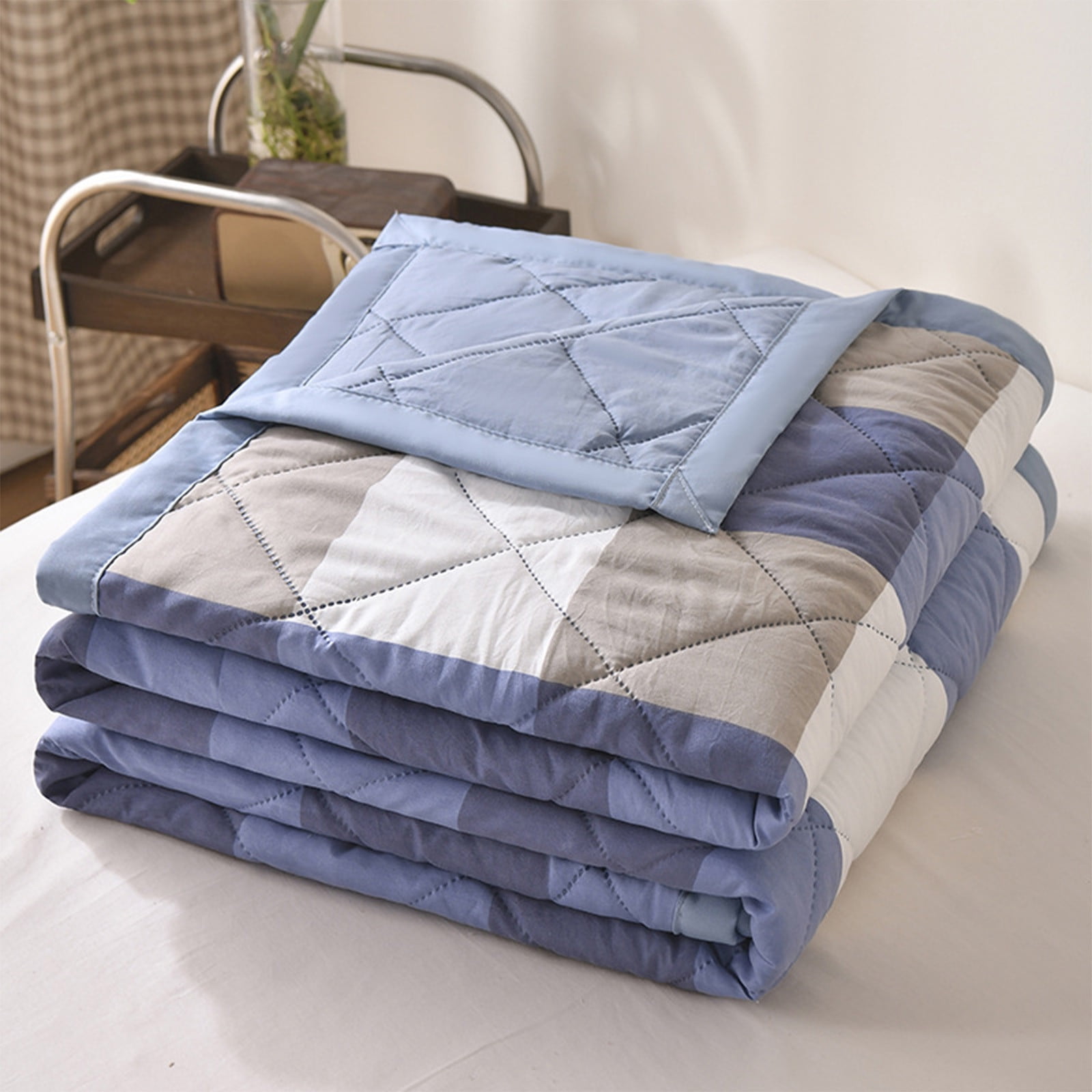 AYktou Reversible Patchwork Quilts Queen Size