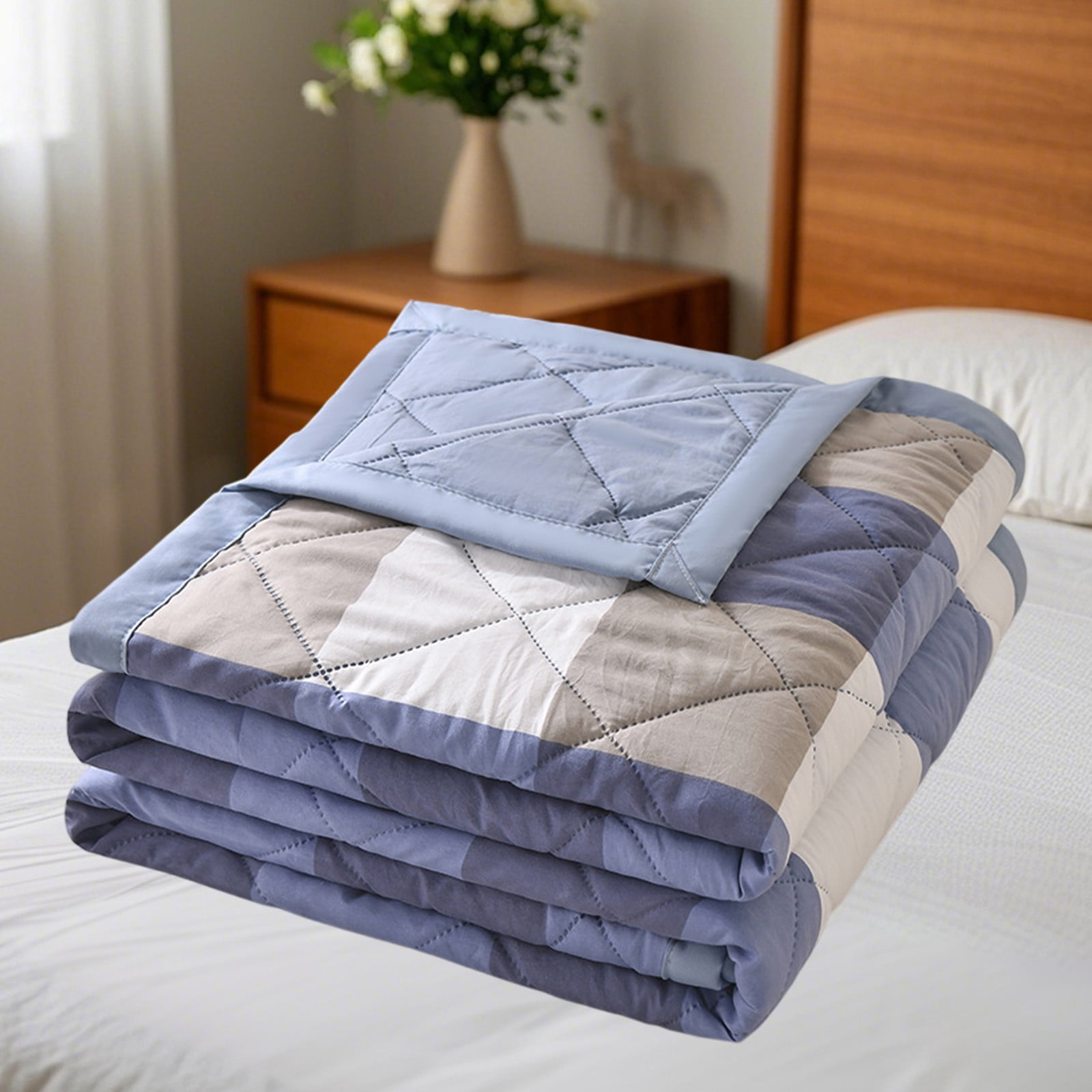 AYktou Reversible Patchwork Quilts Queen Size