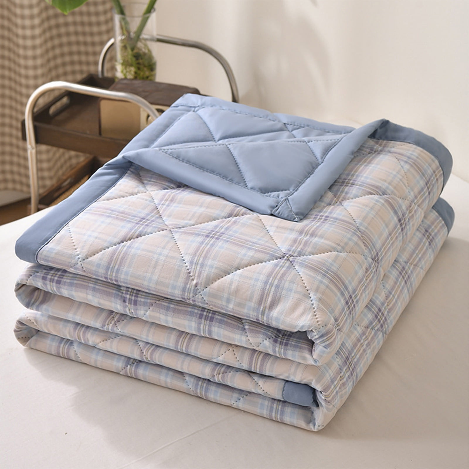 AYktou Reversible Patchwork Quilts Queen Size