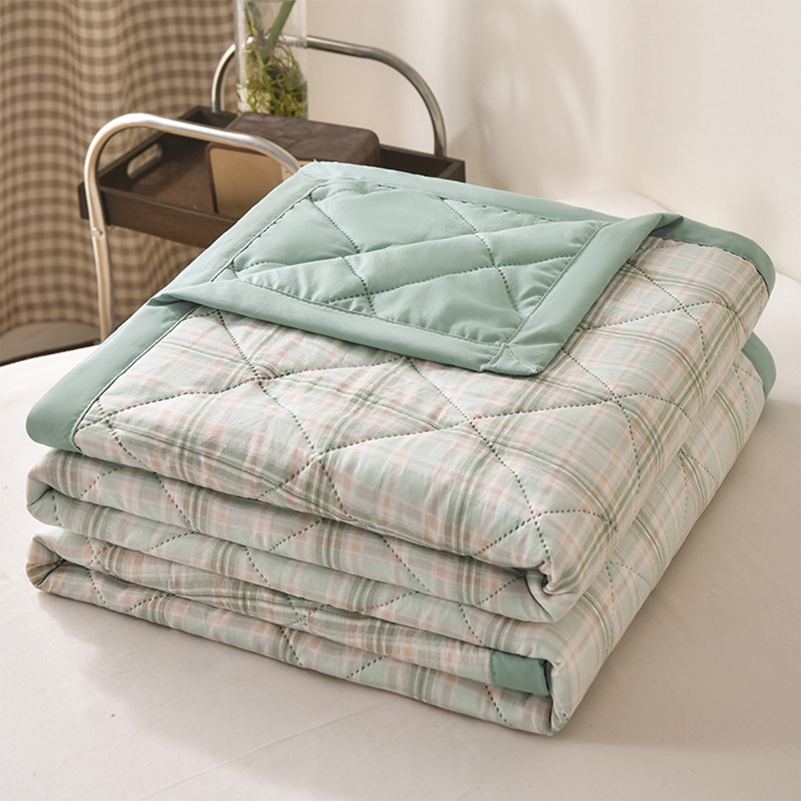 AYktou Reversible Patchwork Quilts Queen Size