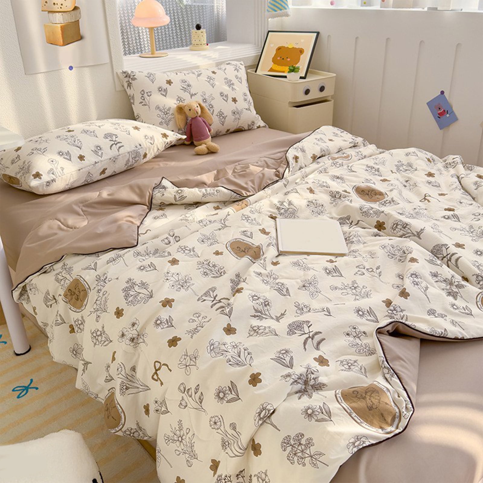 AYktou Reversible Patchwork Quilts Queen Size