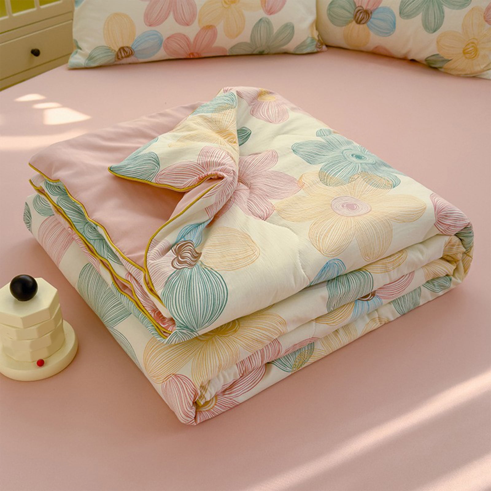 AYktou Reversible Patchwork Quilts Queen Size