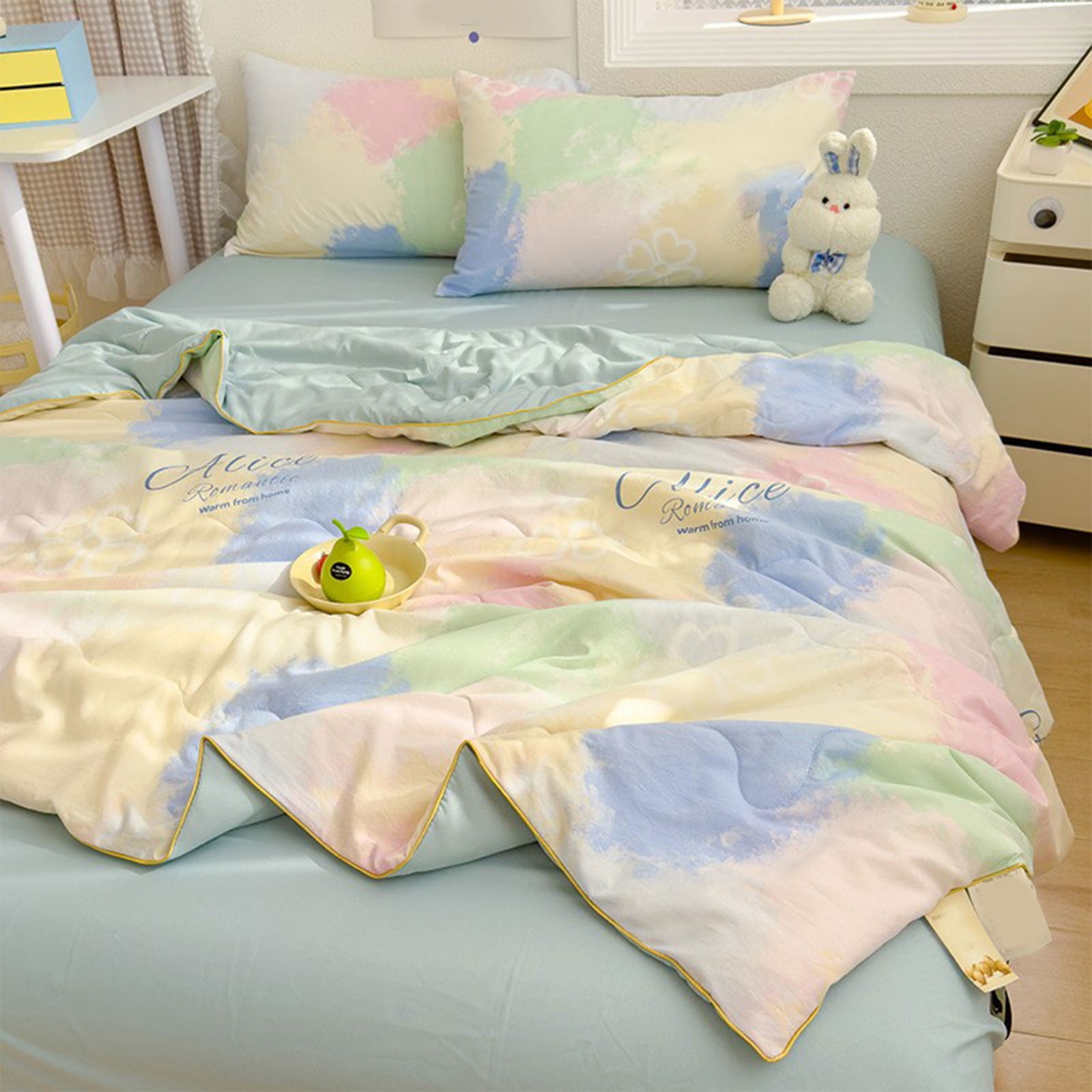 AYktou Reversible Patchwork Quilts Queen Size