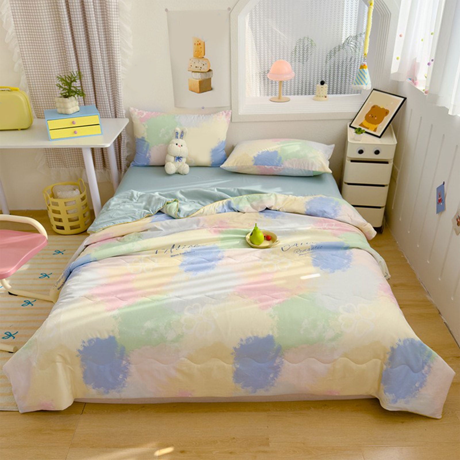 AYktou Reversible Patchwork Quilts Queen Size