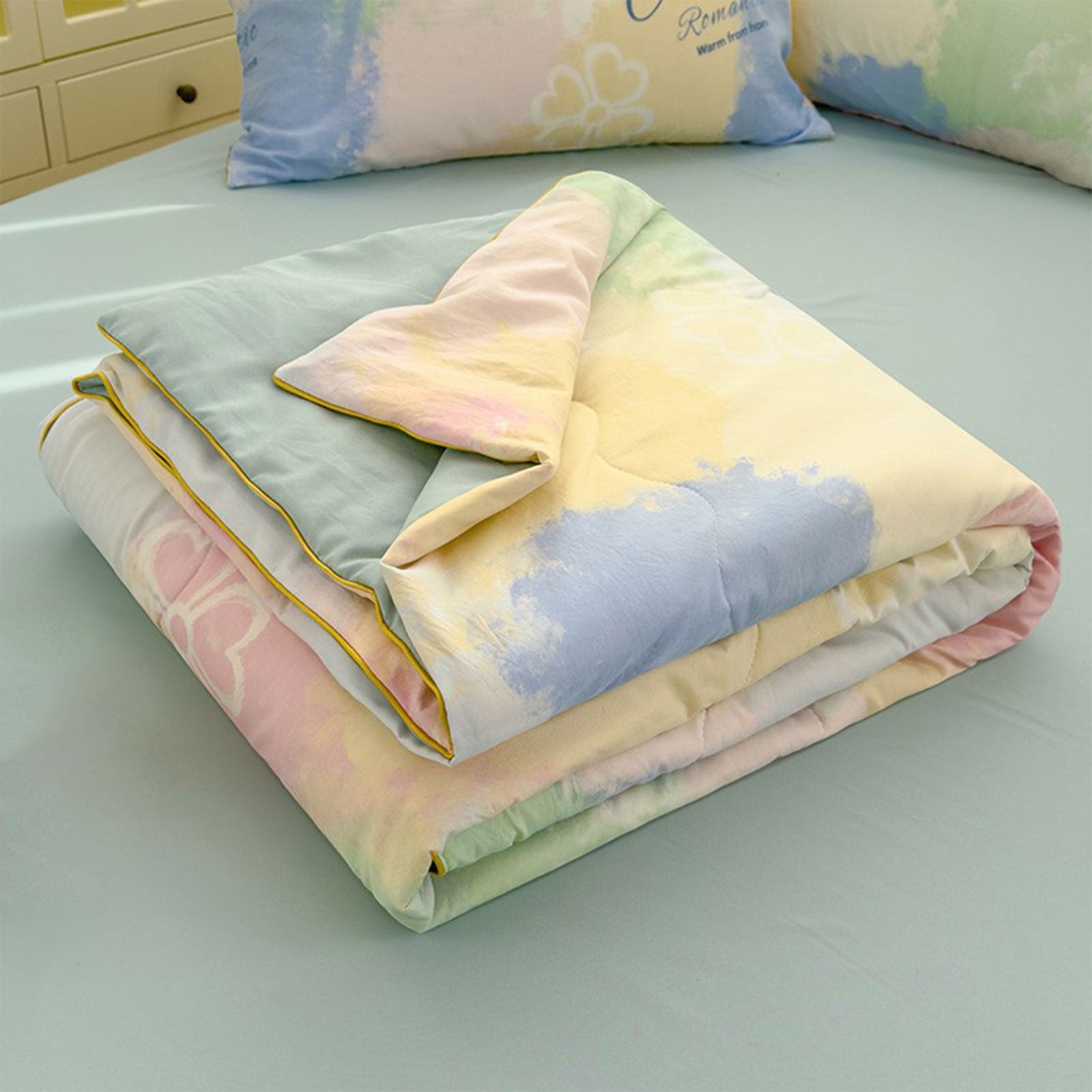 AYktou Reversible Patchwork Quilts Queen Size