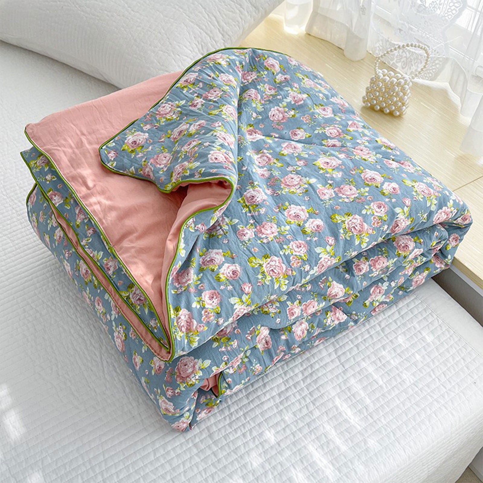 AYktou Reversible Patchwork Quilts Queen Size