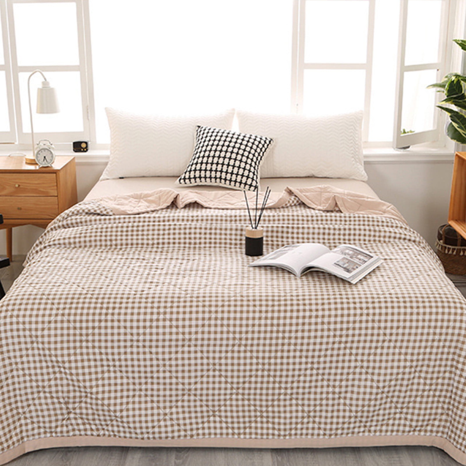 AYktou Reversible Patchwork Quilts Queen Size