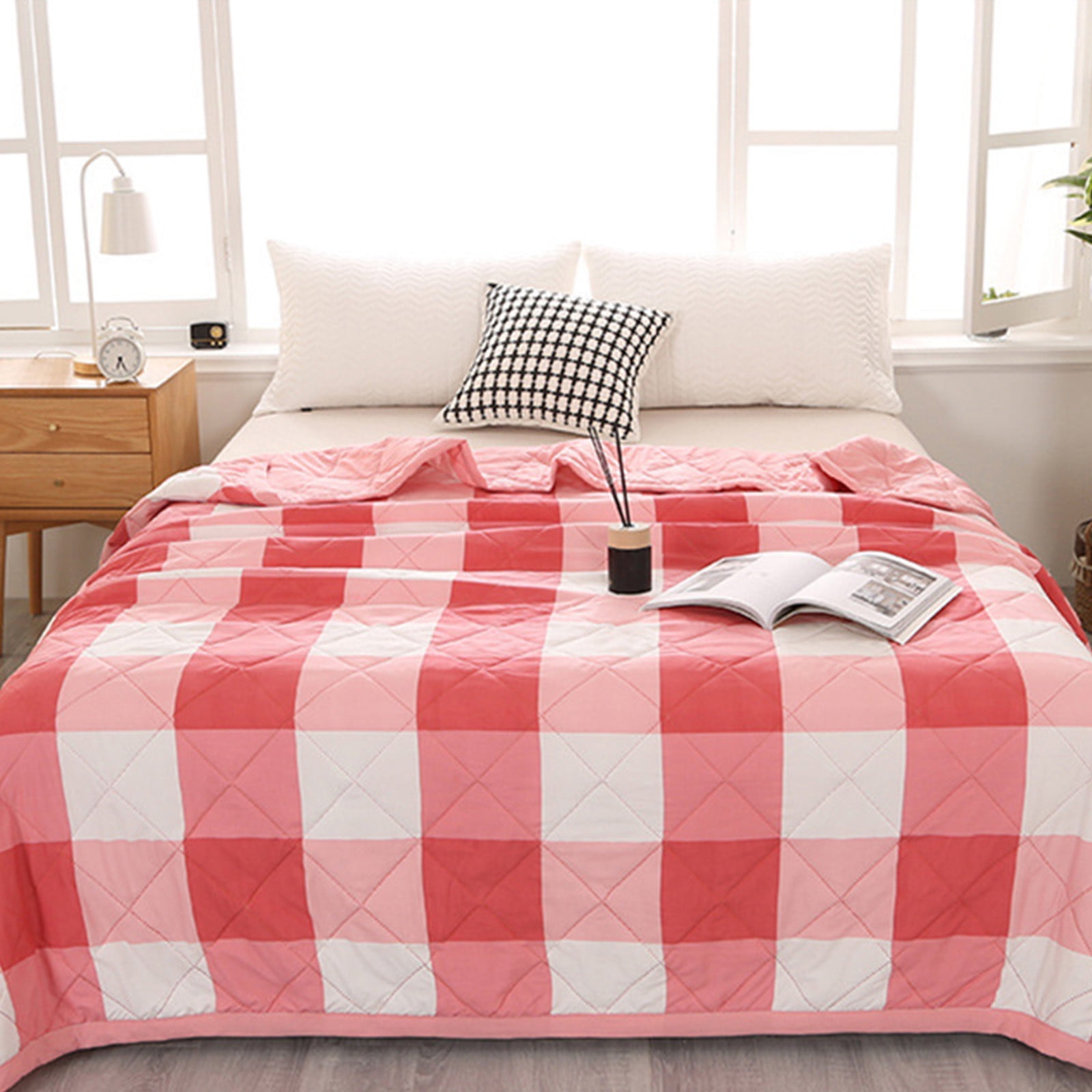 AYktou Reversible Patchwork Quilts Queen Size