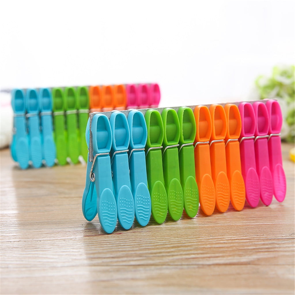 Darzheoy Colorful Plastic Clothespins