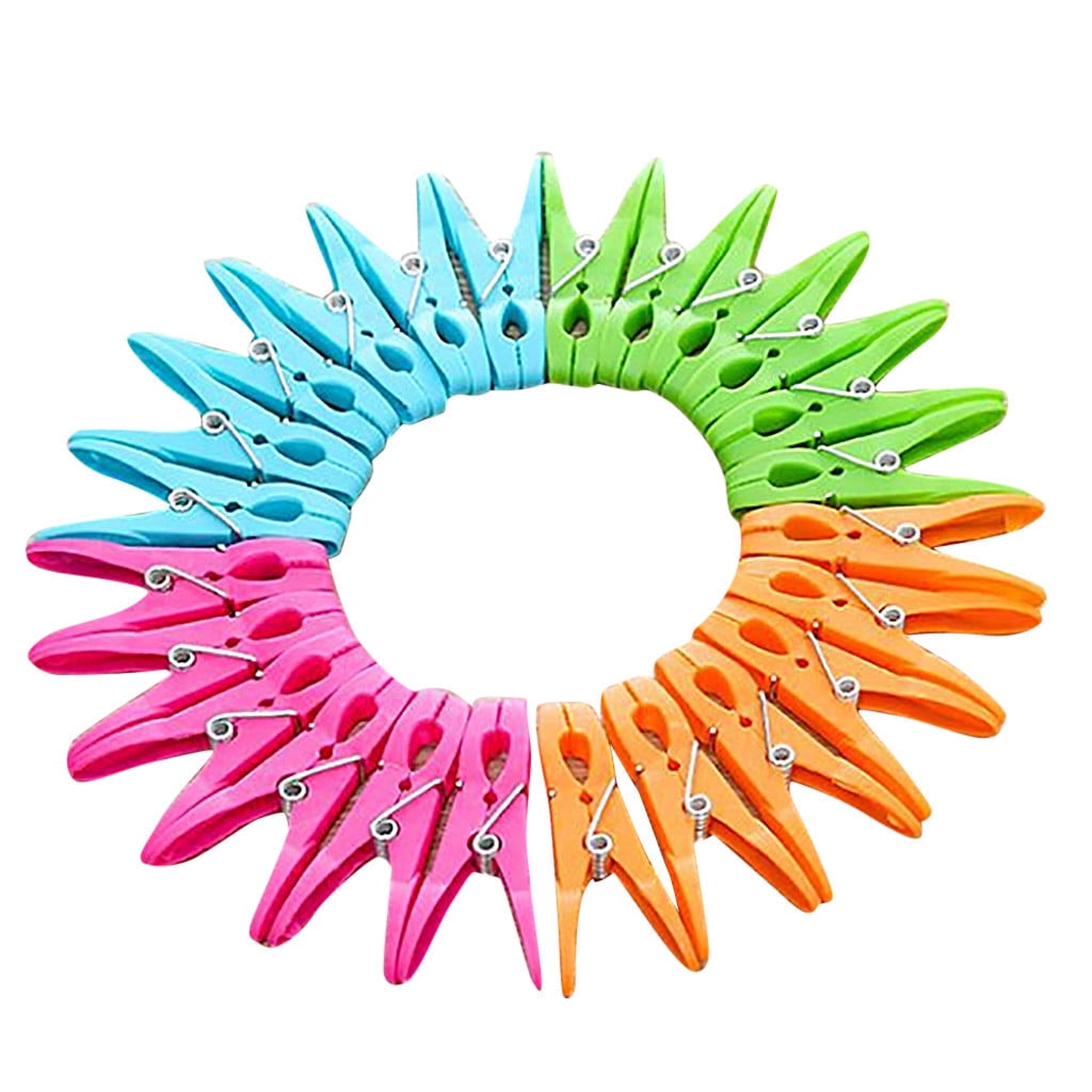 Darzheoy Colorful Plastic Clothespins