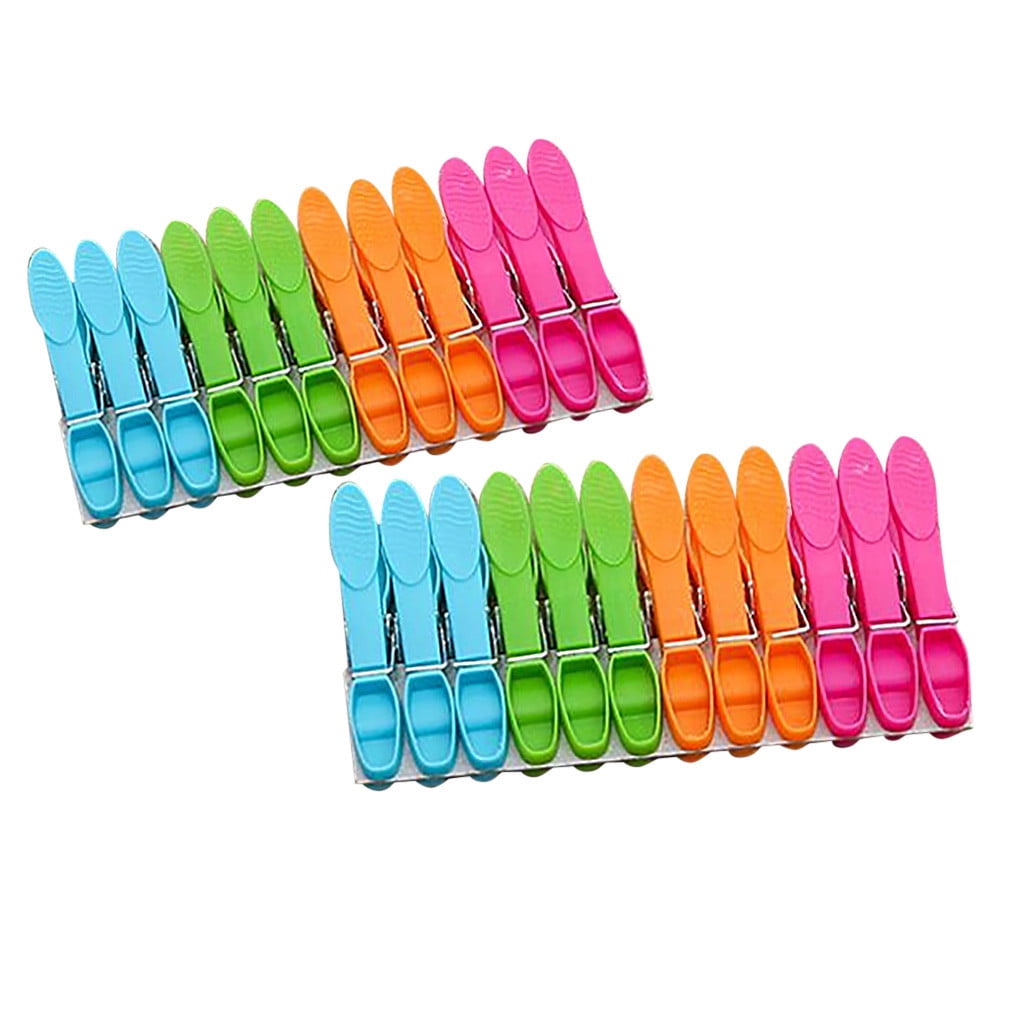 Darzheoy Colorful Plastic Clothespins