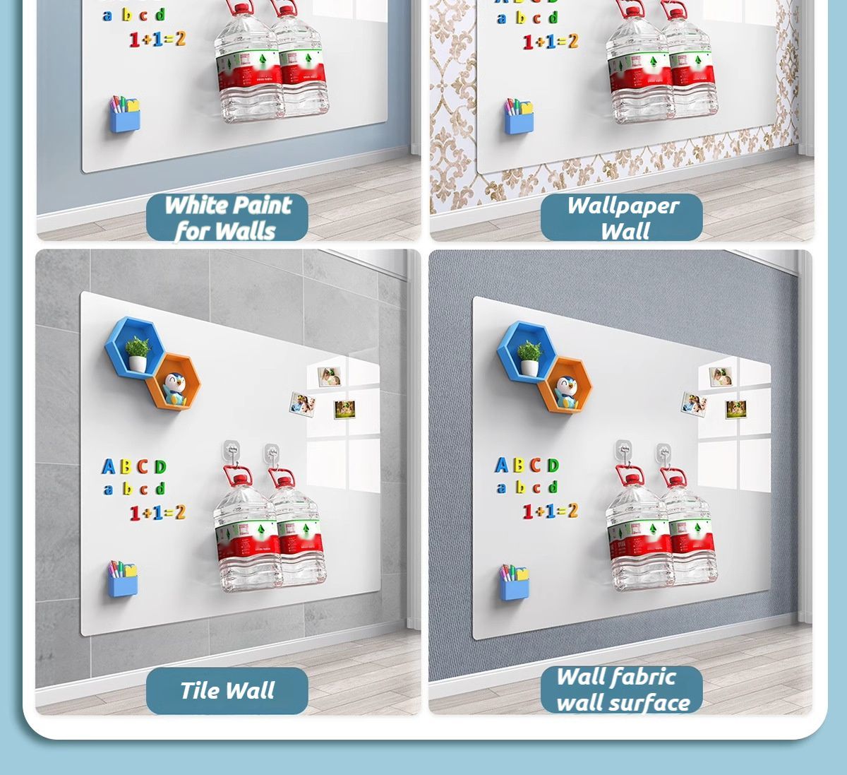 WhiteSquareFrame-ExtraThickPremiumQuality-100*120cm