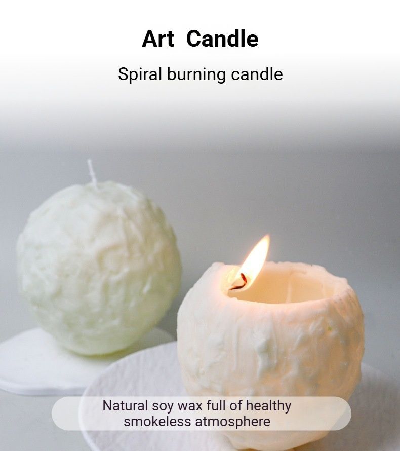 Spiral Scented Candle Custom Color