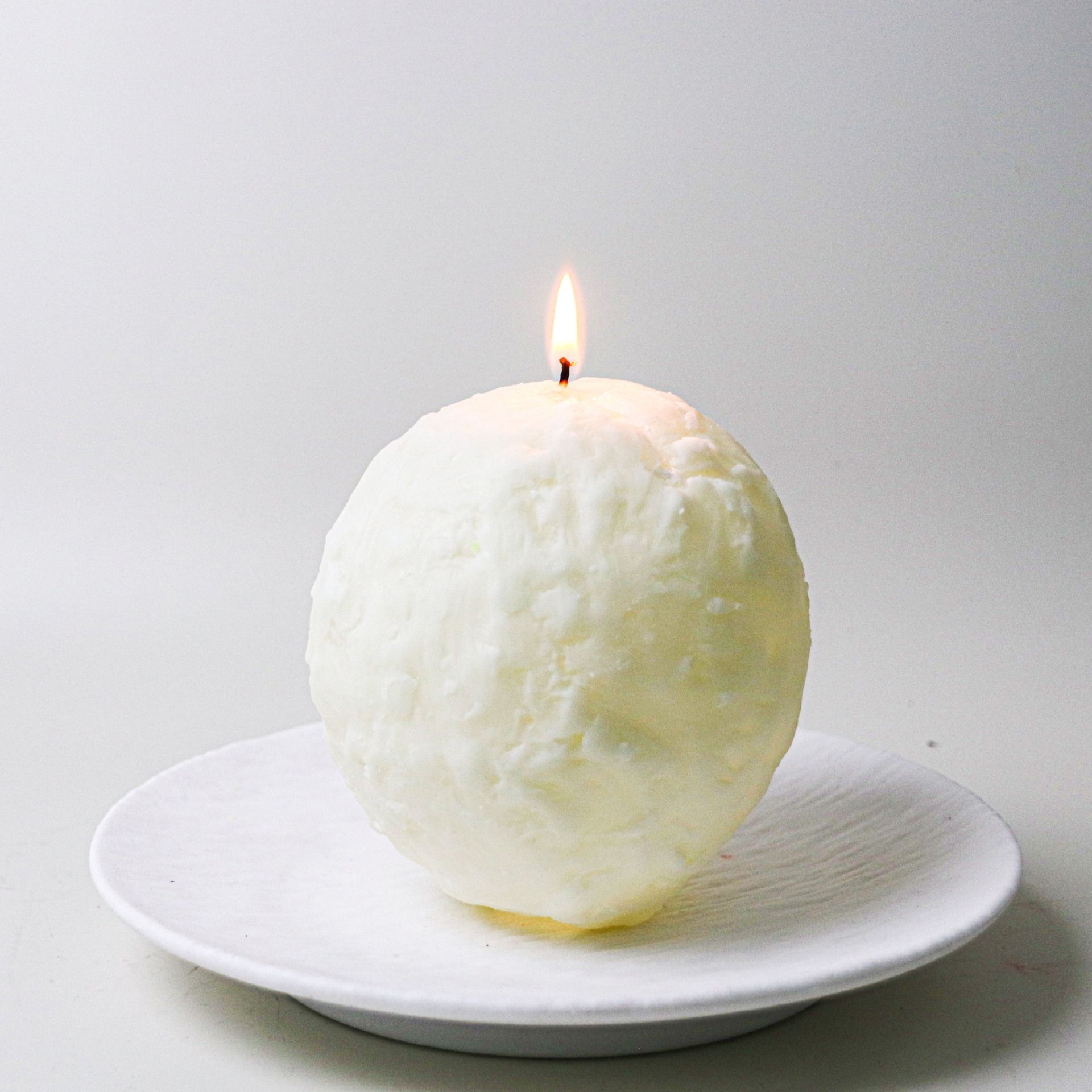Spiral Scented Candle White Spiral Scented Candle White