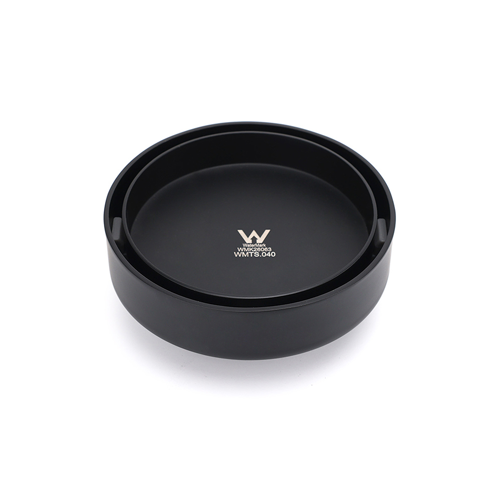 Watermark Matt Black Round 100mm Tile Insert Floor Drain Shower Grate 50mm Waste