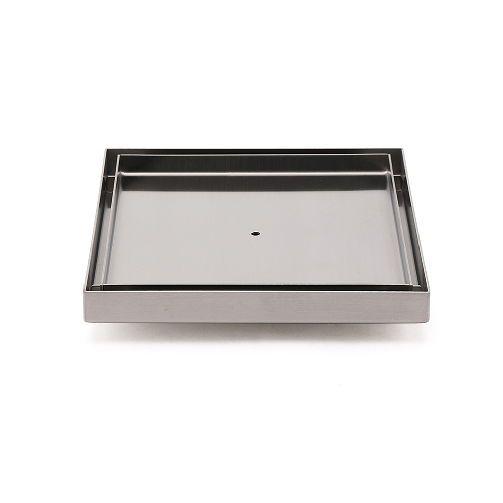 Bathroom Large Square 200x200mm Tile Insert Floor Drain Shower Grate 80mm Waste