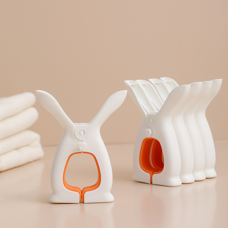 Clothes pegs - Drying pegs - Plastic clothes pegs - Non-slip clothes pegs for drying sheets and blankets, household use, sturdy and user-friendly clothes pegs - 2-pack