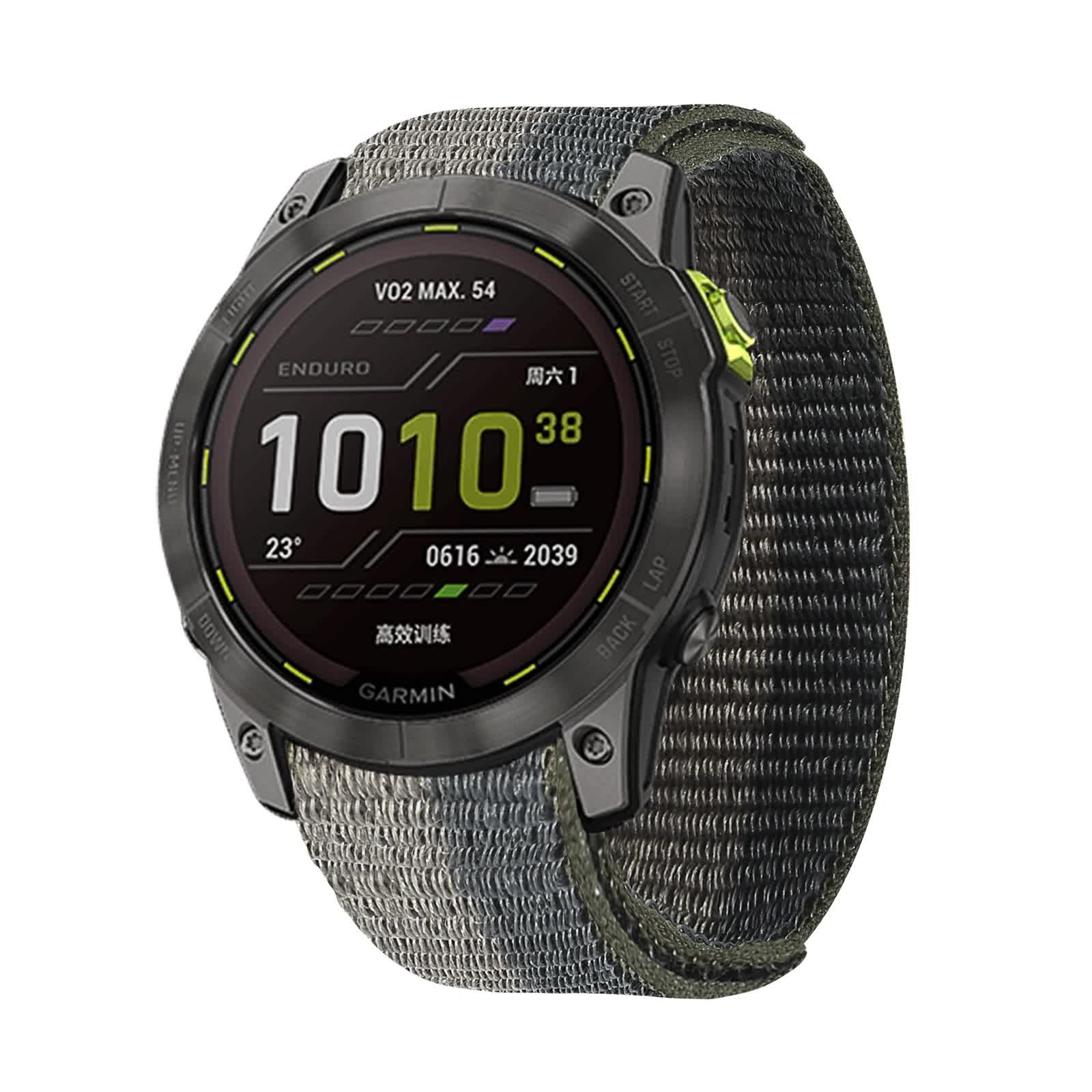 26mm 22mm Nylon for Garmin Enduro 2/Fenix ​​6X 6 Pro 5X 5 Plus 7X 7/Epix Gen 2 Ultralight Smart Watch Band Bracelet H 26mm Fenix ​​6X 6XPro
