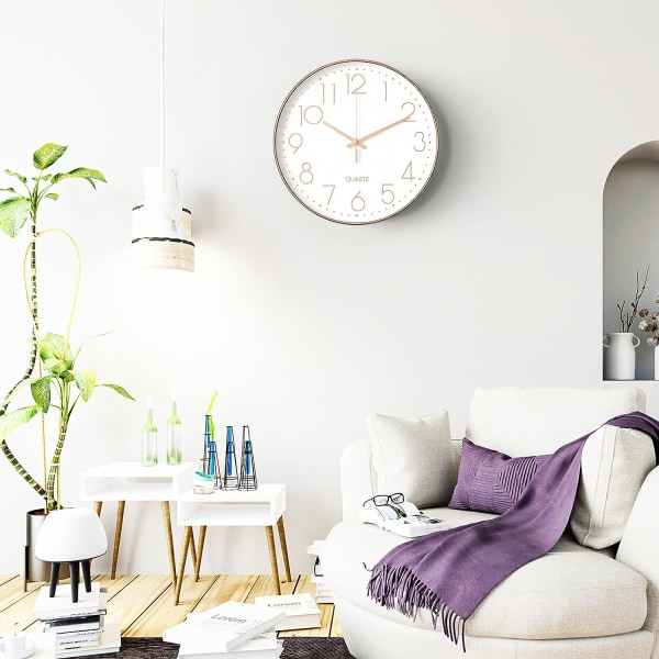 Minimalist Wall Clock (Silver)