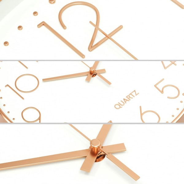 Minimalist Wall Clock (Silver)