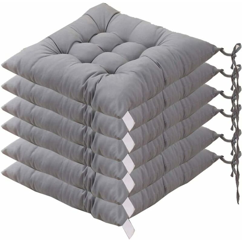 Square Chair Cushions 40x40 Quilted Carpet Home Decor Colorful Comfortable Indoor Outdoor Gray Square Chair Cushions 40x40 Quilted Carpet Home Decor Colorful Comfortable Indoor Outdoor Gray