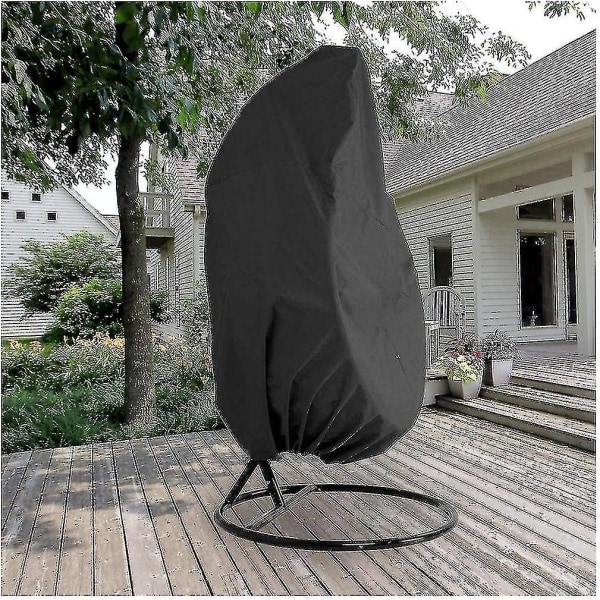 Barsinfi Oxford Zipper Hanging Chair Cover 190 X 115 cm Waterproof Cover for Garden and Outdoor Furniture 190 X 115 cm_max
