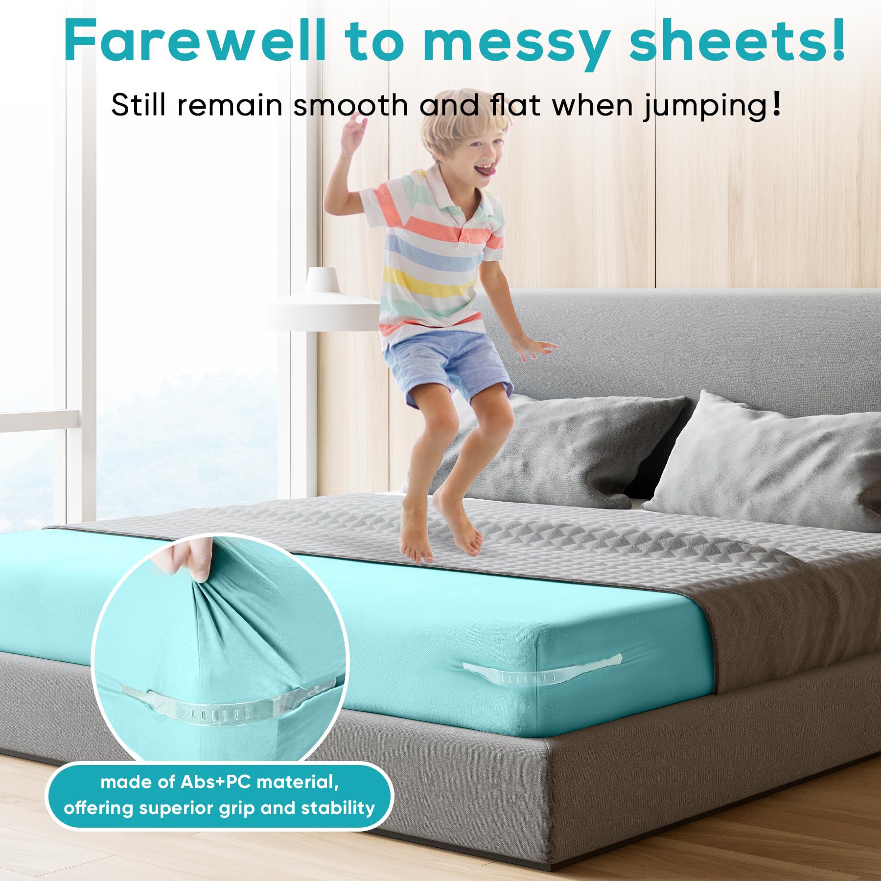 Invisible Sheet and Bed Cover Fastener