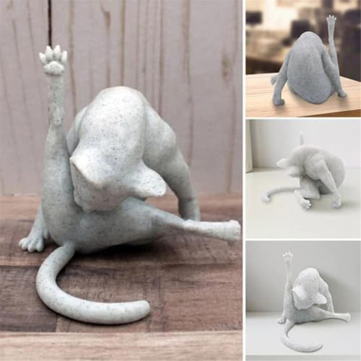 Cat Sculpture Funny Cat Figurines