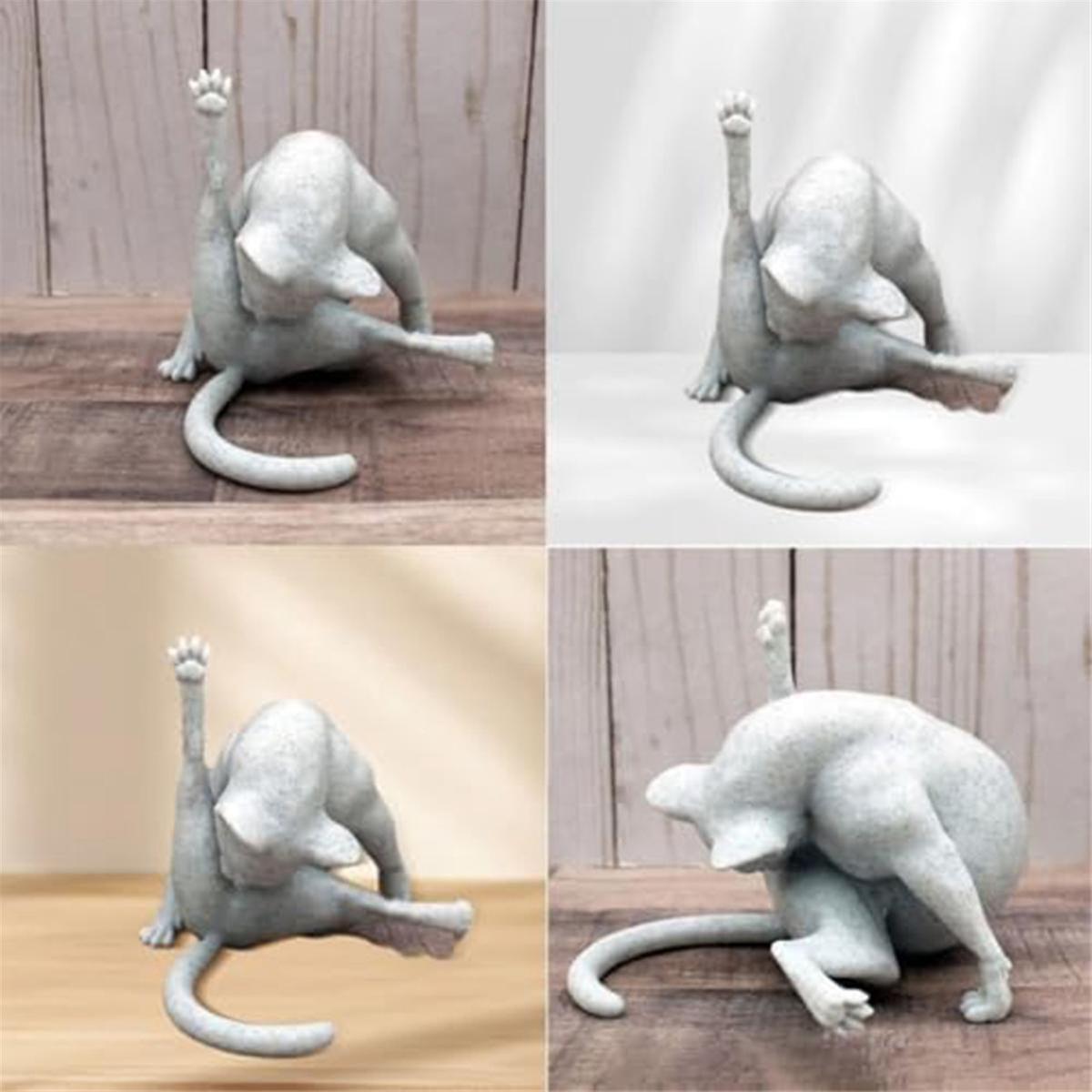 Cat Sculpture Funny Cat Figurines