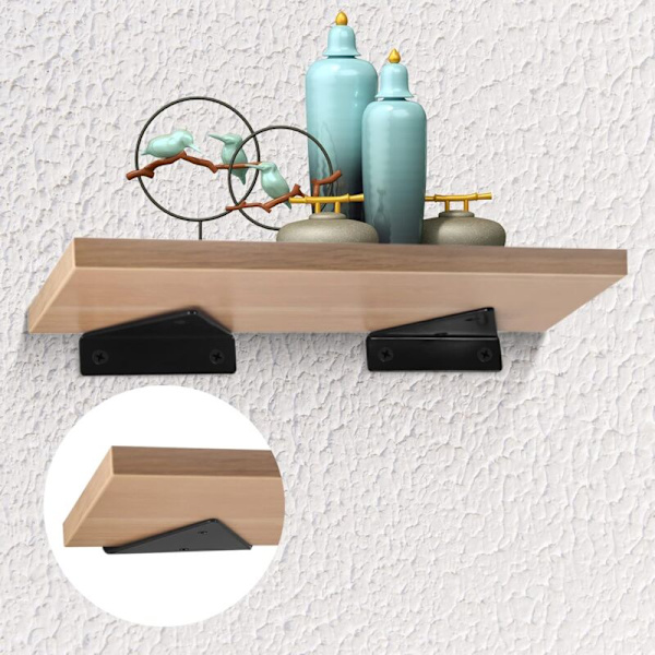 Floating shelf brackets
