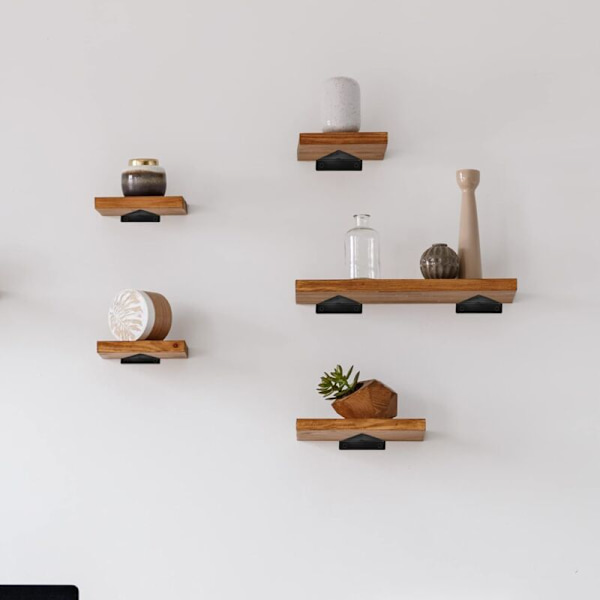 Floating shelf brackets