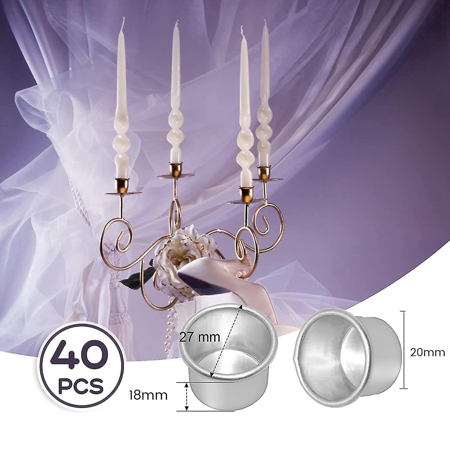 Candlesticks for conical candles