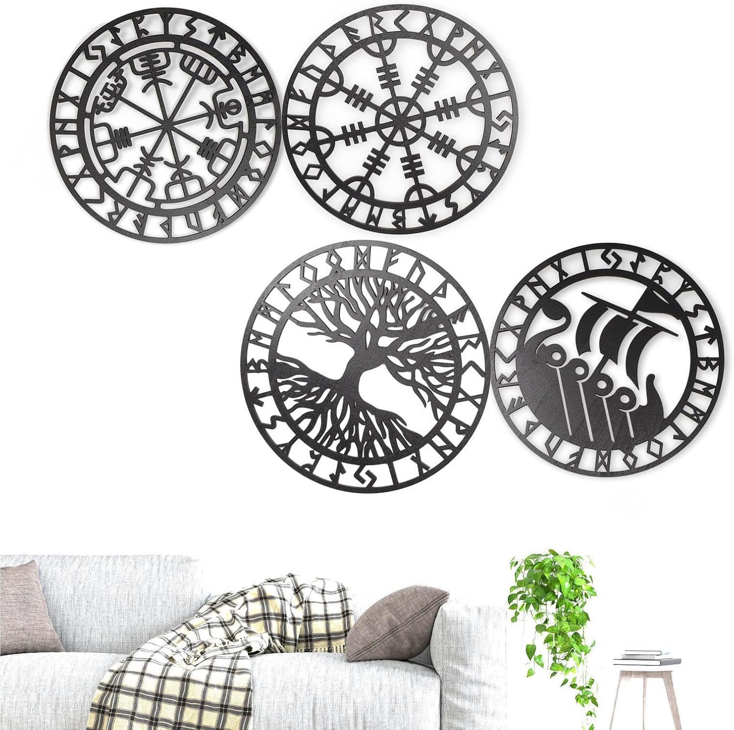 Metallic Viking Wall Art Metallic Viking Wall Art