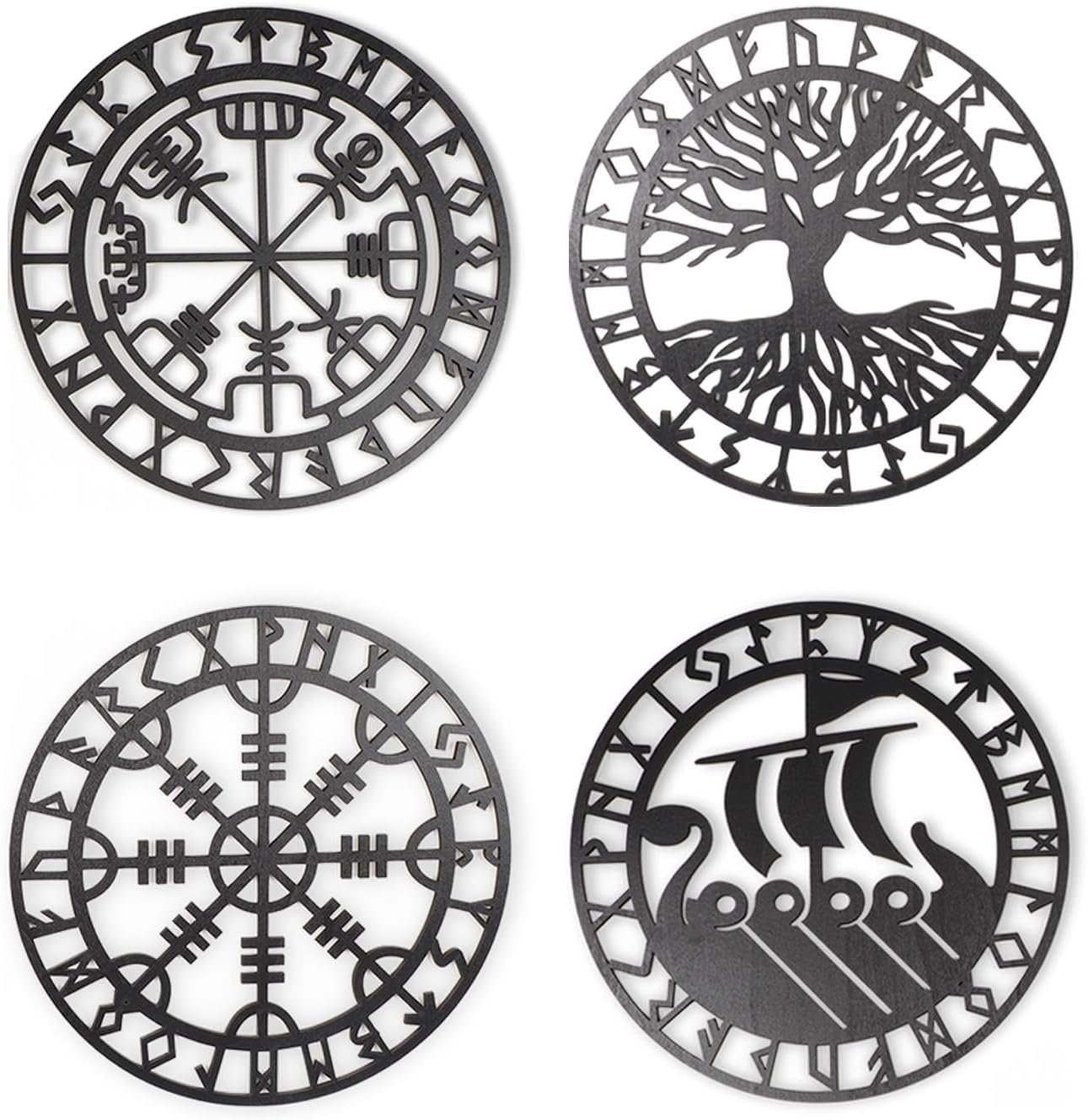 Metallic Viking Wall Art 