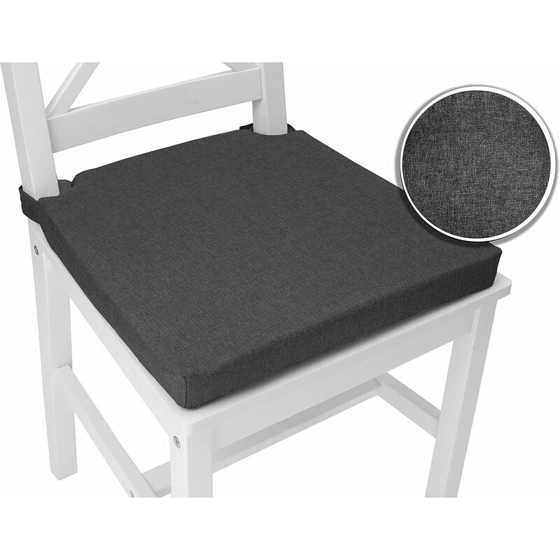 Set of 4 trapezoidal chair cushions