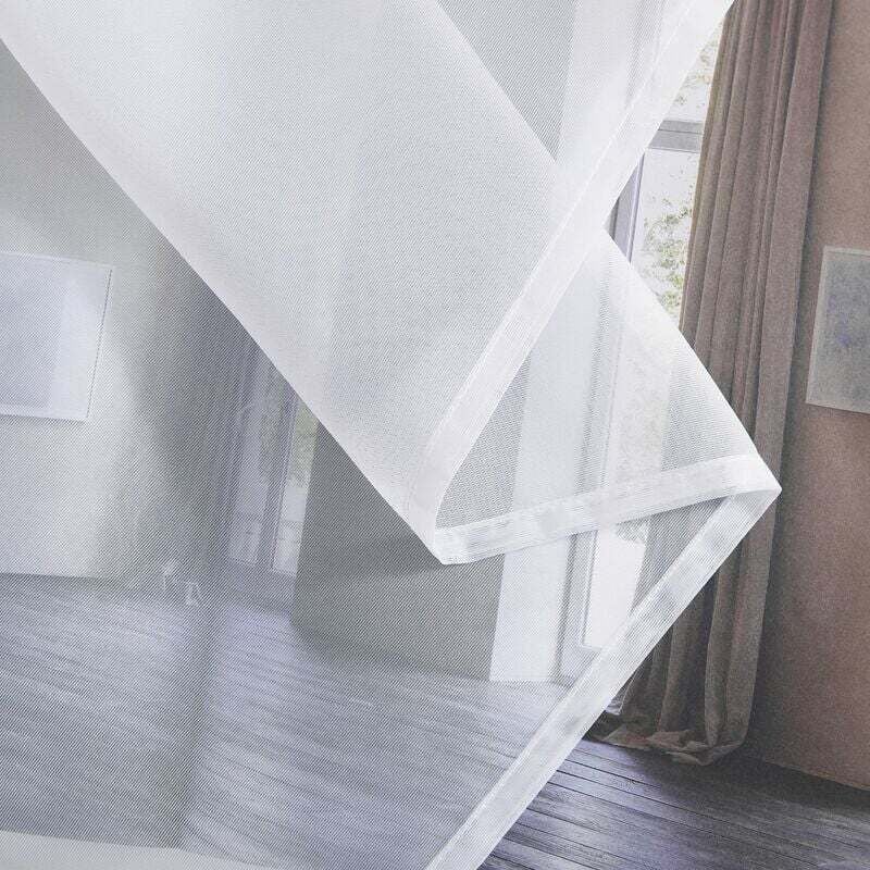 White Sheer Curtains