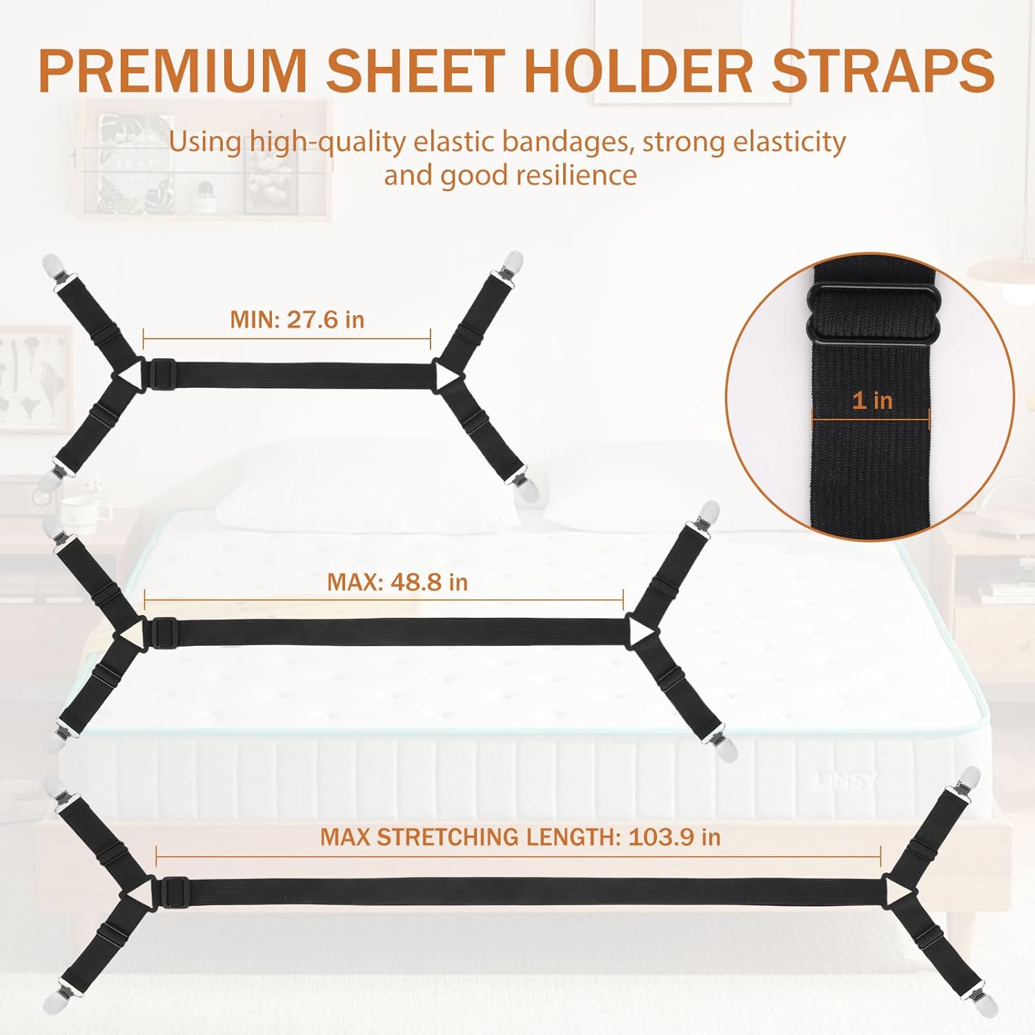 Bed Sheet Holder Straps
