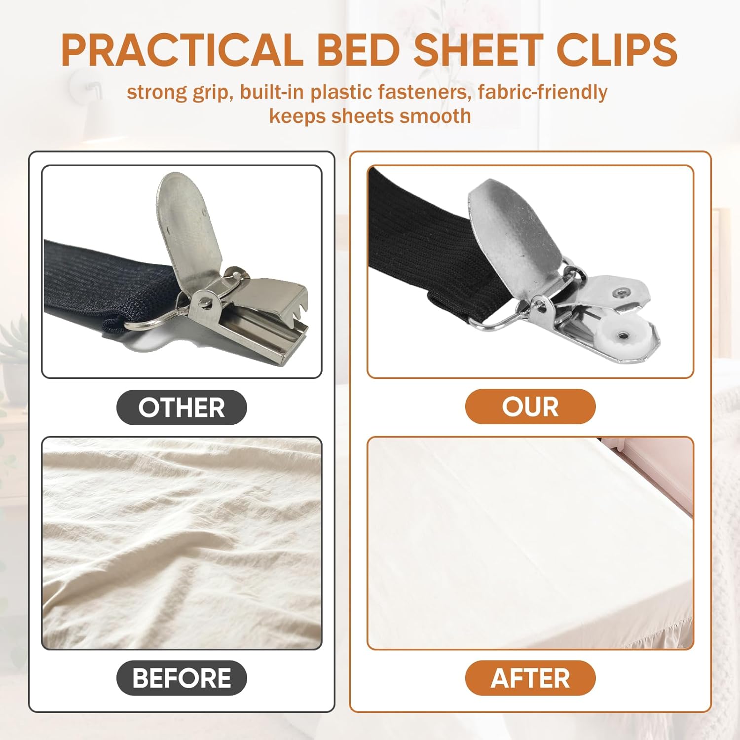 Bed Sheet Holder Straps