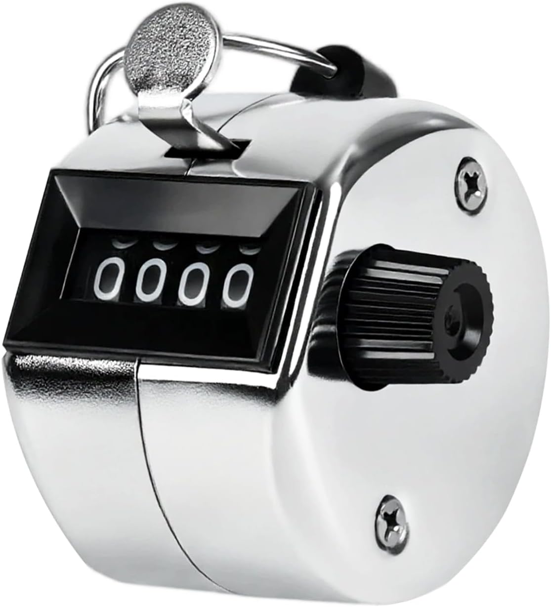 l Handheld Tally Counter, Clicker Counter with 4 Digit Display, Hand Mechanical Counter for Counting, Golf, Baseball, Knitting, Coaching, Fishing and Laps