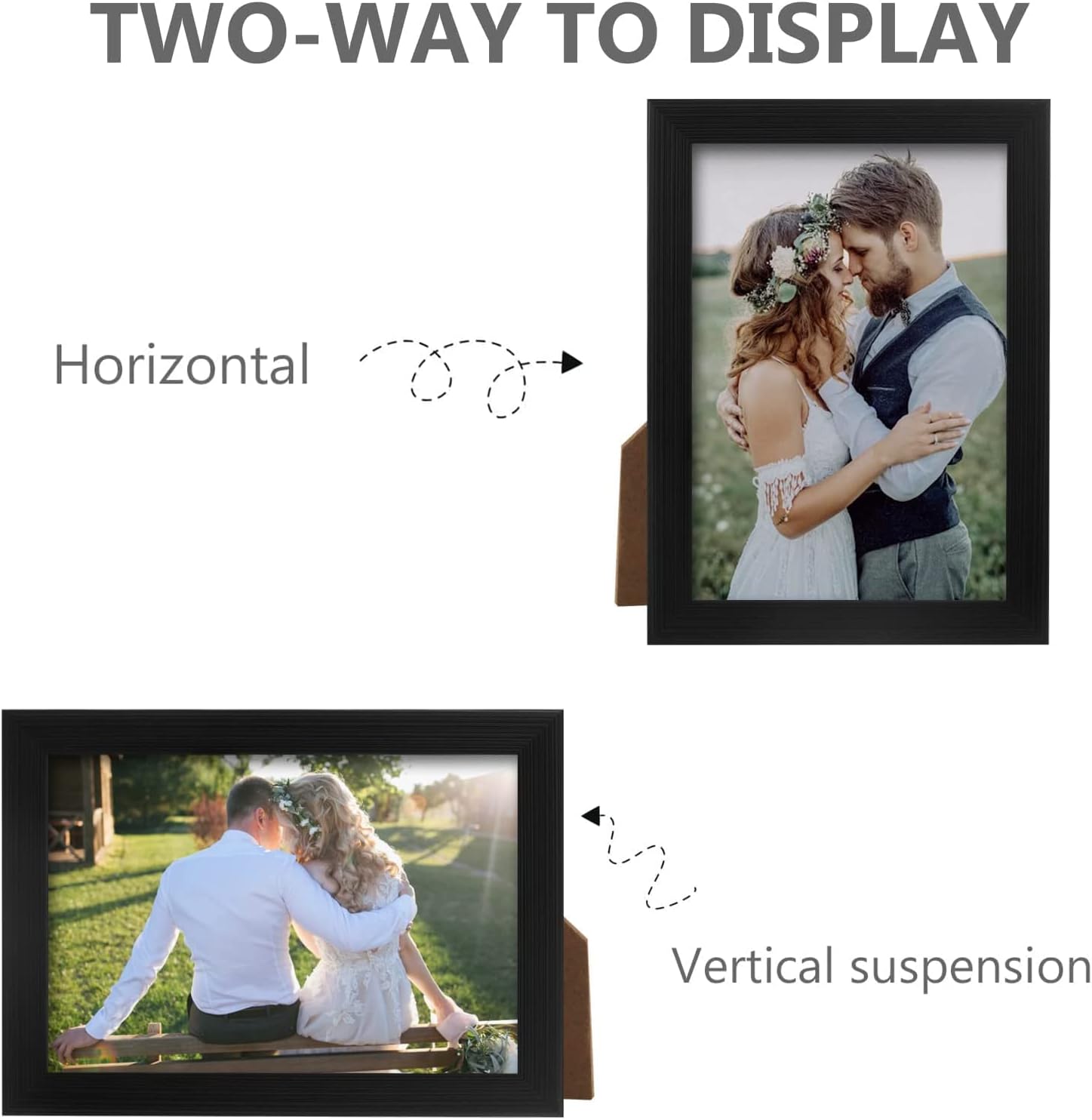 2 Pack 5x7 Picture Frame