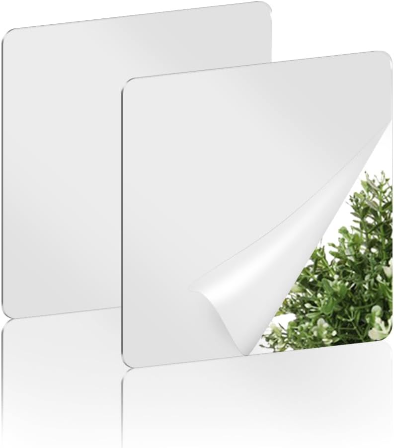 2 Pack Self Adhesive Acrylic Mirror 2 Pack Self Adhesive Acrylic Mirror