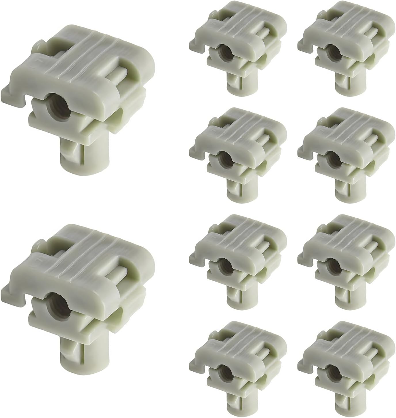 10 PCS Car Door Lock Rod Clips, OEM 16629990 16675980 Tailgate Latch Clip Fits 5/32" Rods, Tailgate Handle Rod Retainers Door Locking Clips Replacement for F150 F250 F350