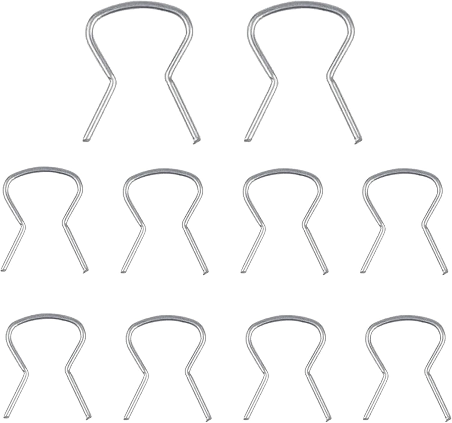 10PCS Car Window Crank Retainer Clips,Metal Car Window Handle Fasteners for Securing Door Handle Cranks,Universal Car Accessories Automotive Clips for Door Window Handle (10PCS)