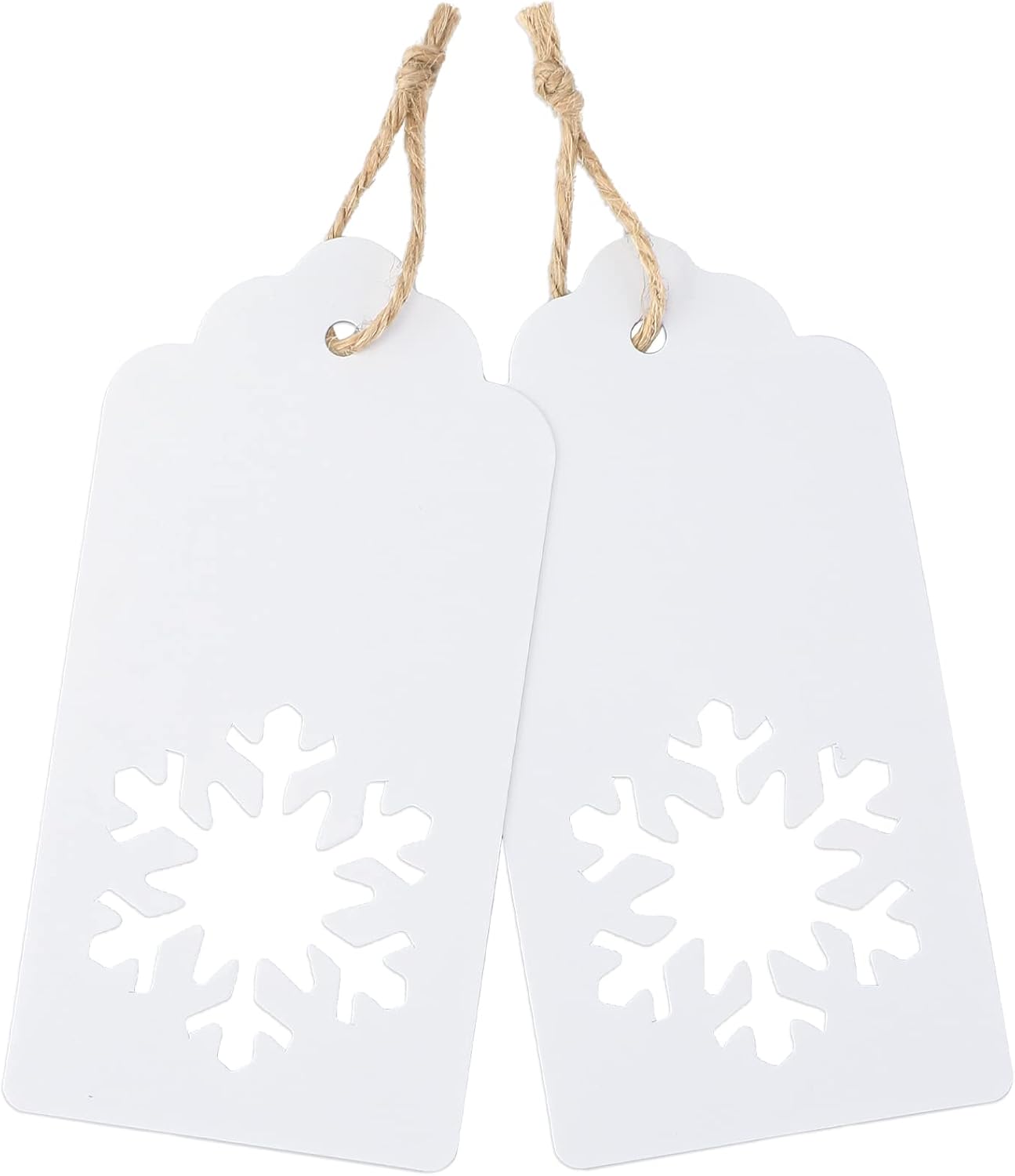 Christmas Gift Tags - 100Pcs Christmas Tags with String