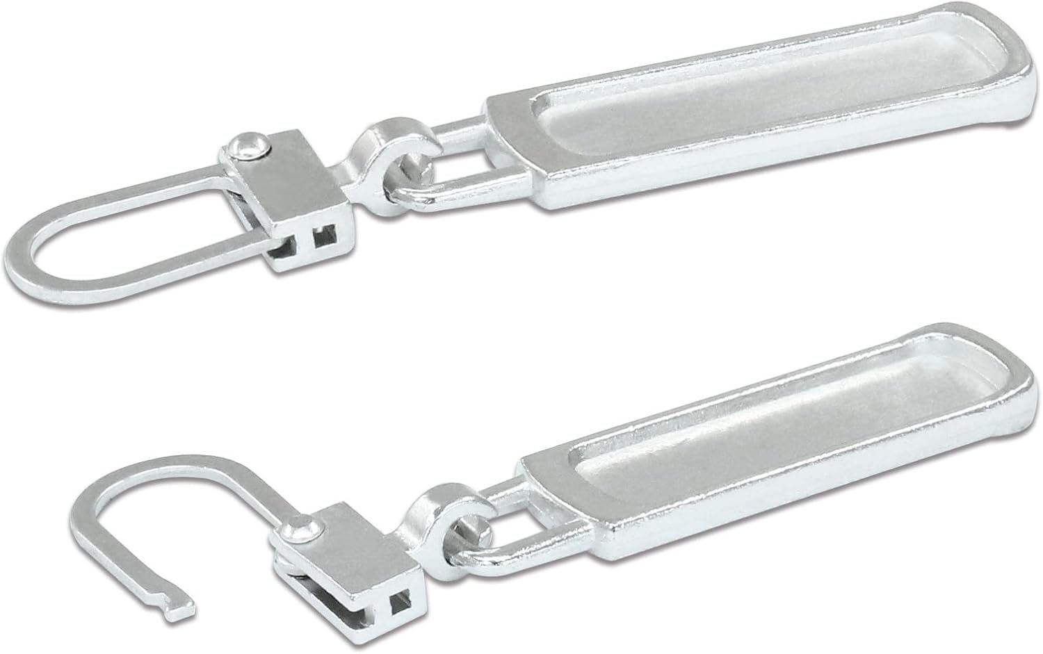 10 PCS Silver Luggage Zipper Pull Replacement